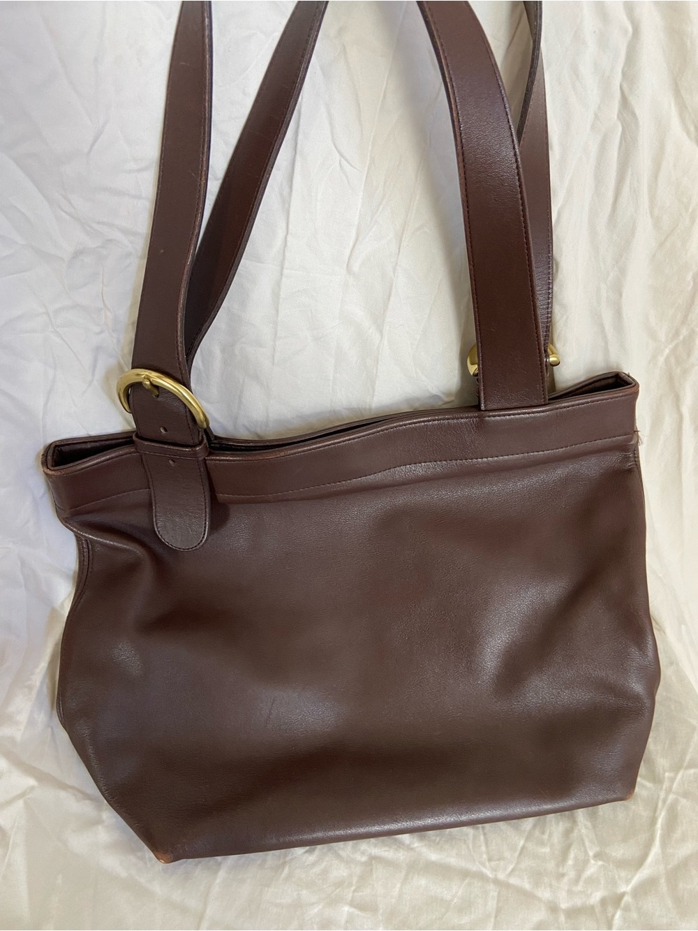 Vintage Coach Lafayette 4140 Brown Leather Shoulder Bag Excellent Condition - Picture 3 of 11